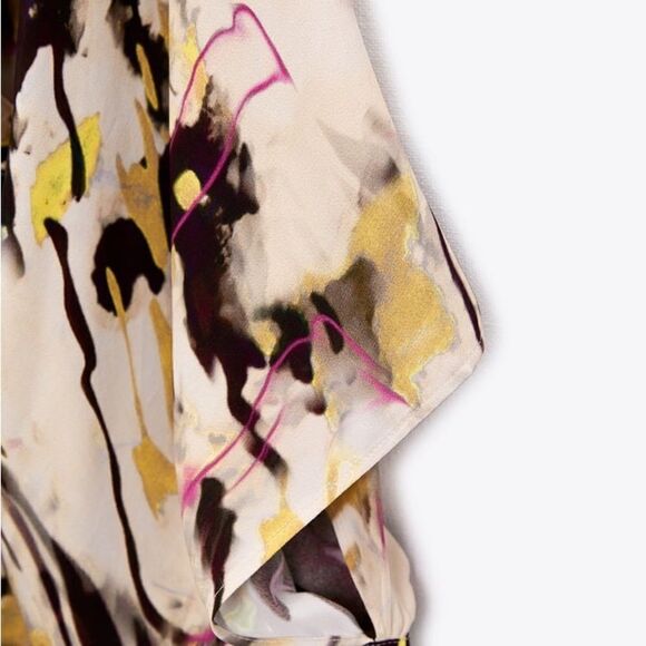 Zara Dress Printer Midi Multicolored New - Picture 4 of 8